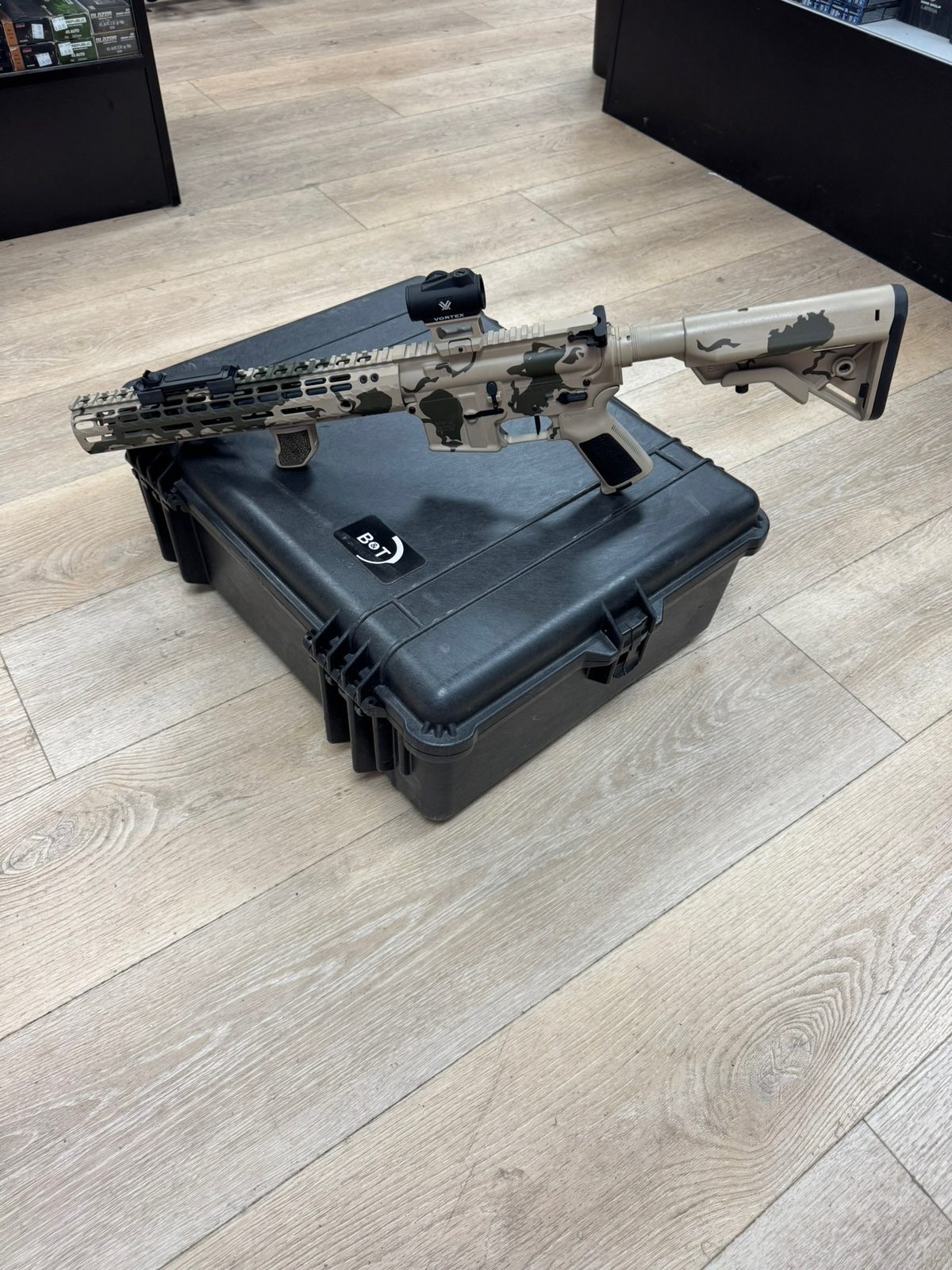 Custom Camo AR-15 — Full Profile