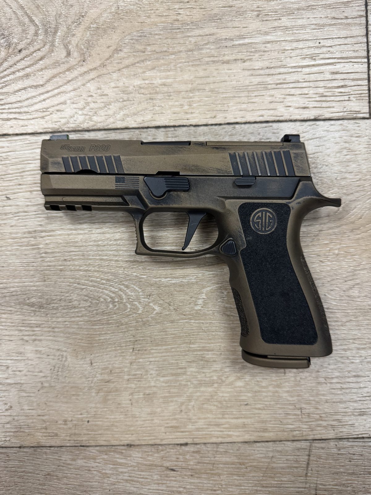 Battle-Worn Bronze SIG P320